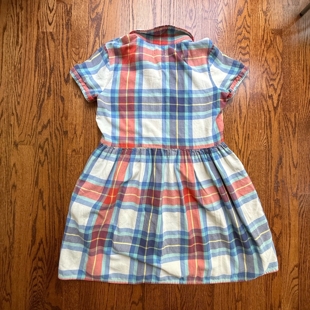 Mini Boden Johnnie B. Plaid Dress 15-16 Years - Picture 5 of 7
